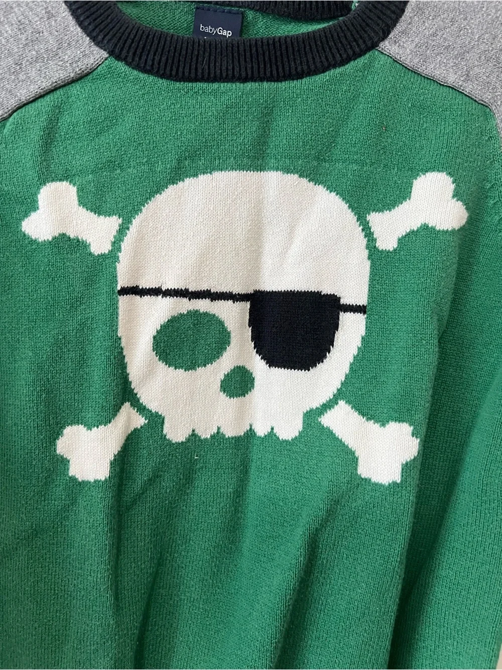 Baby Gap Pirate Skull Sweater Toddler 4 Years